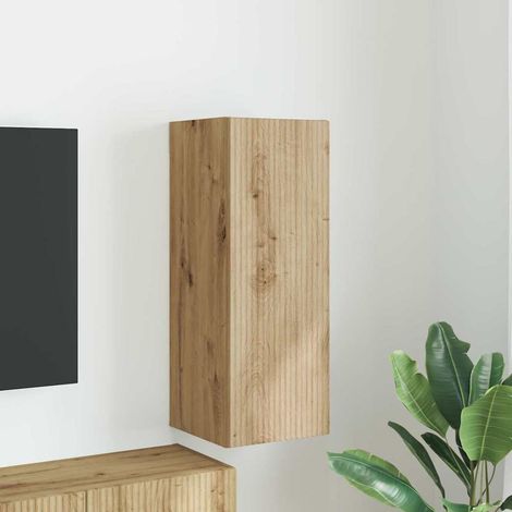 TV-Wandschrank Wandmontiert Kunsthandwerk Eiche 30 x 31 x 80 cm