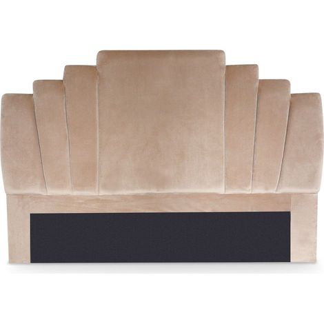 Tête de lit Arena 180 cm Velours Taupe (1/5)