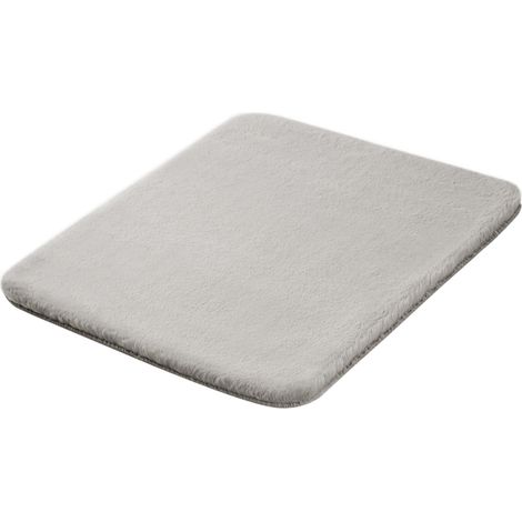 Kleine Wolke Badteppich Cony silbergrau 55 x 65 cm