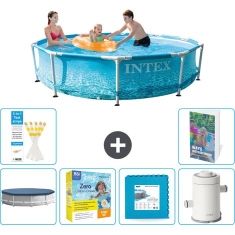 Frame Pool Rund - 305x76 cm - 7-teilig S102
