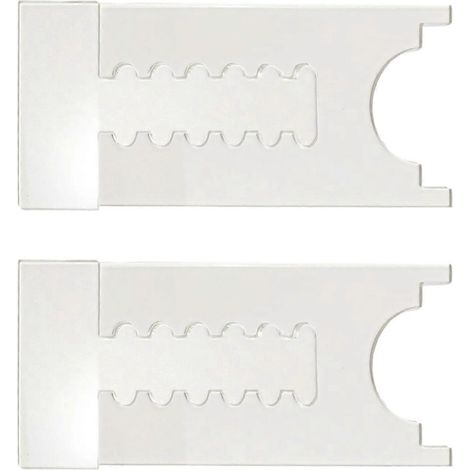 Mastic mural transparent en acrylique ajustable, facile à installer, peut être utilisé comme butée pour les canapés et les lits, compatible avec une utilisation à domicile et au bureau, disponible en  (1/5)
