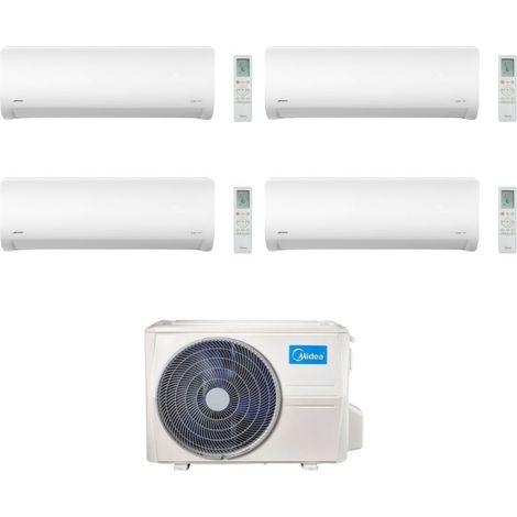 Midea Climatizzatore Quadri Split serie Xtreme Pro Green 9+9+9+9 con M4OE-28HFN8-Q Inverter R 32 Wi-Fi Classe A++