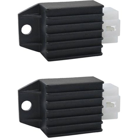 Régulateur-redresseur 2X 12V 4 broches pour quad, moto tout-terrain, buggy 50cc, 90cc, 110cc, 125cc (1/5)