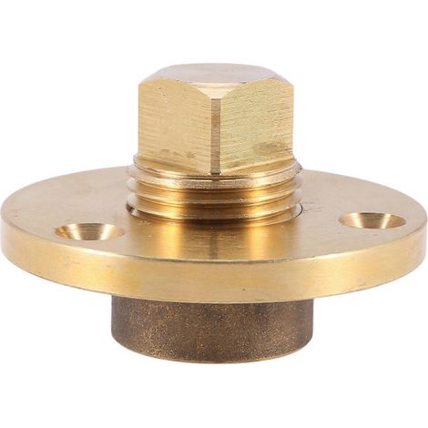 Brass Drain Plug Garboard Marine Boat Yacht Screw Drain Plug 1 Inch Mounting Hole Fishing (1/5)
