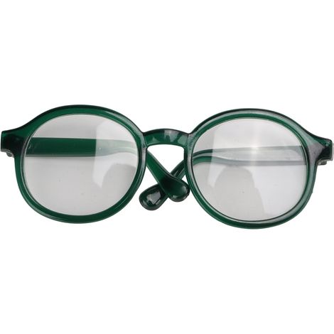 Lunettes pour animaux de compagnie en plastique transparent, élégantes, amusantes et mignonnes, pour chats et chiens, accessoires d'Halloween, vert (1/5)