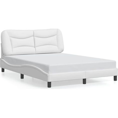Maison Exclusive - Giroletto senza Materasso Hvar Bianco 140x200 cm in Similpelle (1/5)