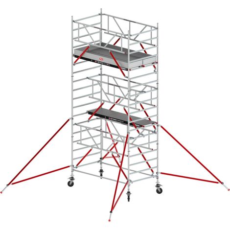 Altrex Fahrgerüst RS Tower 52-S Aluminium mit Safe-Quick und Holz-Plattform 6,20m AH 1,35x2,45m