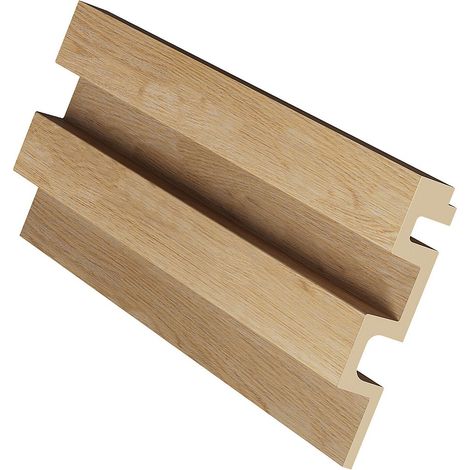 Pannello da parete 3D Set da 2,83m² Legno Naturale - Lotto di 8 pezzi - FLINT (1/2)