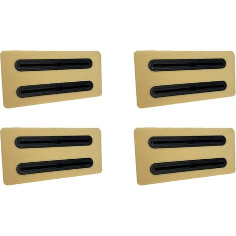 4X Hydrofoil Rail Box Foil Box PVC Mousse Hydrofoil Box (Noir) (1/5)