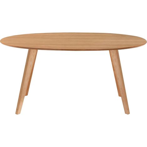 Esstisch skandinavisches Design oval Eiche L160 MARIK