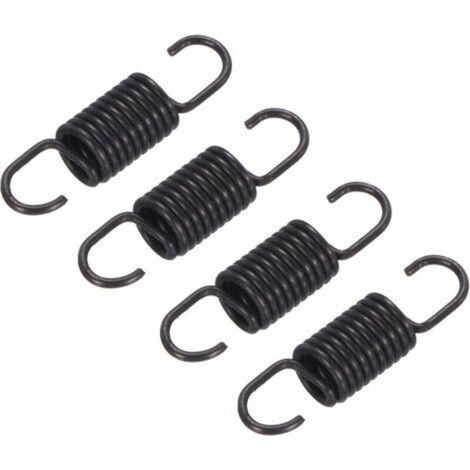 4 pièces Noir Ressorts de Rechange pour Fauteuil inclinable de 68 mm Ressorts de Tension à Double Crochet (1/4)
