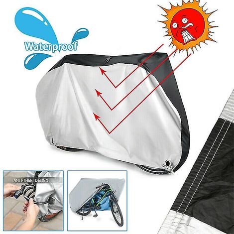 Bâche de protection imperméable et résistante aux déchirures pour vélo (1806090cm) (1/5)