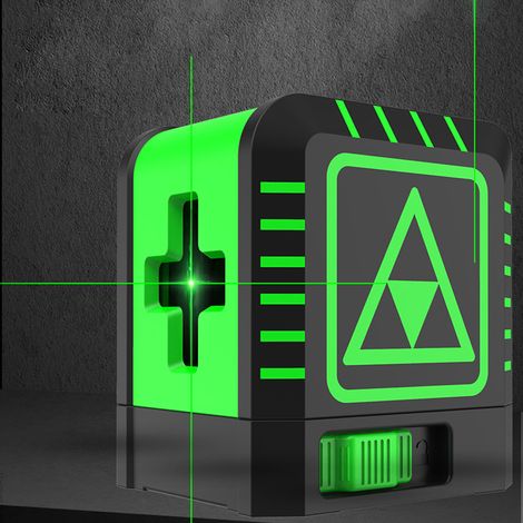 Petit niveau laser portable pour la maison, niveau laser à deux lignes, nivellement automatique, peut tracer des lignes diagonales. (1/5)