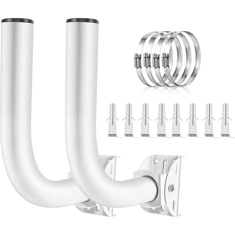 Kit de de Support de Pont Sans Universel Réglable, pour Antenne Extérieure Point à Point AP Access Point Client 2Pack (1/5)