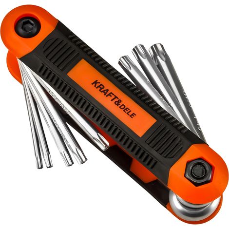 Clés hexagonales pliantes Torx, lot de 8. KD11935 (1/5)