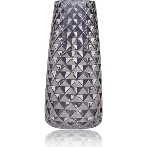 Große, hauchdünne Glasvase – eine hübsche, transparente Vase, perfekt zur Tischdekoration und als kleine Vase für Trockenblumen.