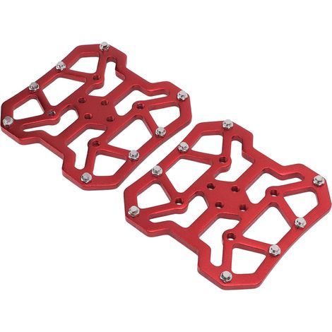 1 Paire d'Adaptateurs de Plateforme pour Pédales SPD Vélo, Compatible avec Pédales Clipless en Alliage d'Aluminium (1/5)
