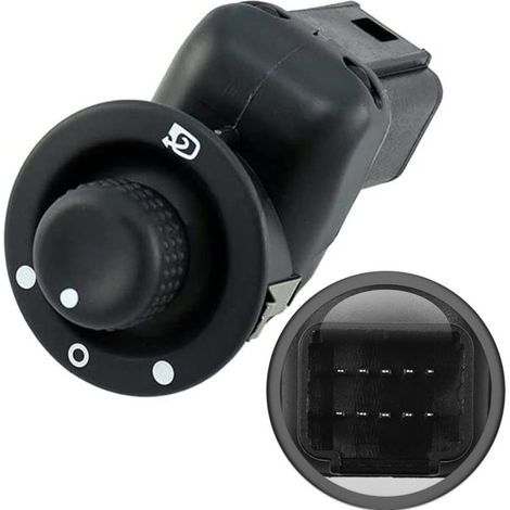 Bouton Retroviseur pour Clio 3 4 Scenic Captur Modus Interrupteur Commande Reglage Extérieur Miroir Rétractable Pliable 8200676529 8200214921 (1/4)