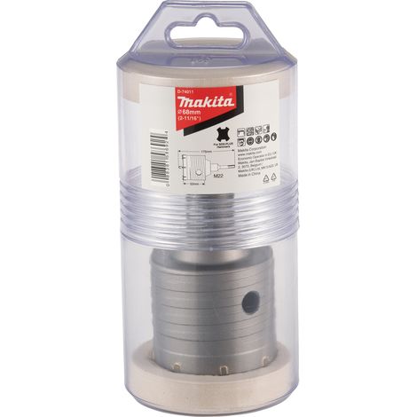 Makita – Scie cloche 68 mm SDS-plus – Pour béton armé – Coupe nette sans éclat – Mèche d'alignement incluse