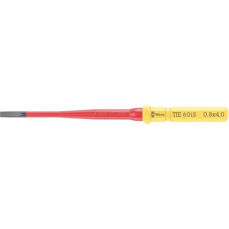 WERA KRAFTFORM KOMPAKT VDE 60 IS 0,8 X 4,0 X 157 MM TIE POUR éLECTRICIEN VIS à FENTE LAME INTERCHANGEABLE 4.0 MM