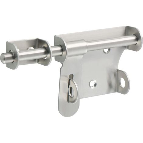 Verrou porte 150 mm inox brossé – Pour intérieur ou extérieur, coulissant, esthétique & durable