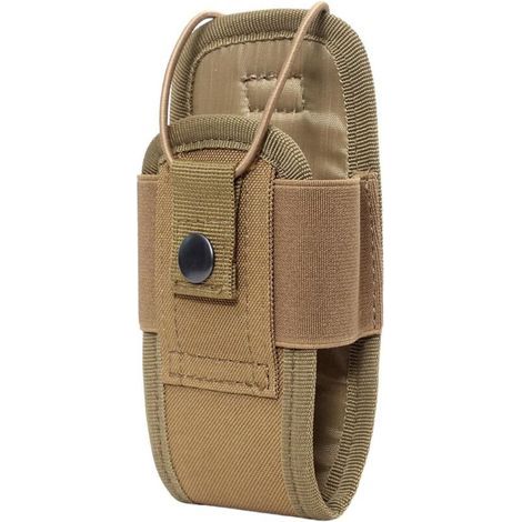 Walkie-Talkie Bag Molle Radio Bag - Radio Holder, Radio Case, Molle Radio Bag, Rugged Radio Bag, Two-Way Walkie-Talkie Bag, Compatible with Bags