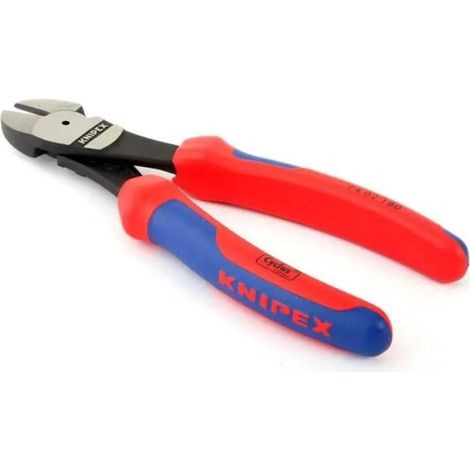 Alicates de corte knipex cutting pliers 18 cm capacidad 2.2-3.8mm