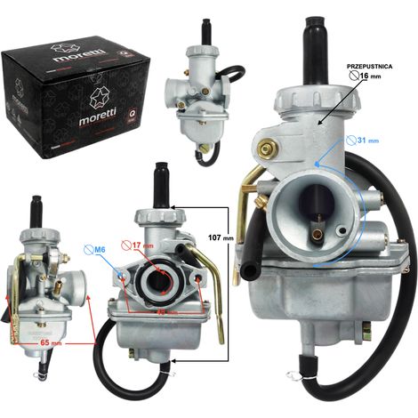 Moretti Street Vergaser, 50cc 4T, p.16 mm, Hebelchoke