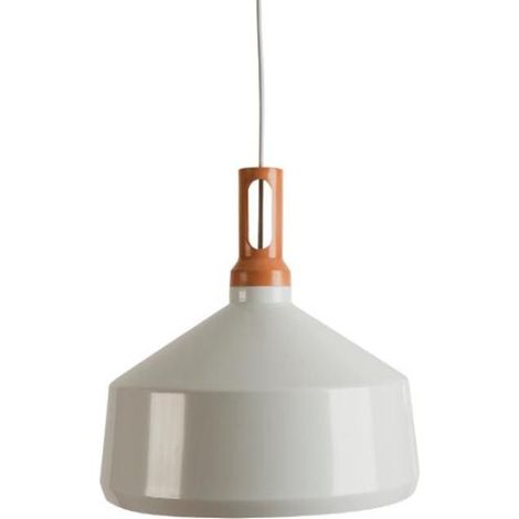 Suspension Luminaire D340 H360 Pour Ampoule LED E27 Blanc Mat ZAMBELIS FS (1/2)