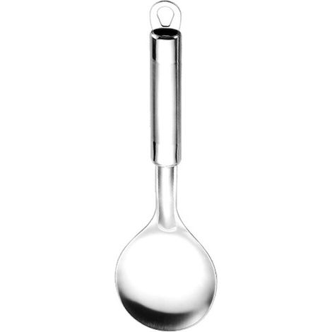Cuillère à riz, 29,5 cm, métal argenté, acier inoxydable 18/10, cuillère à riz, cuillère à soupe (1/5)