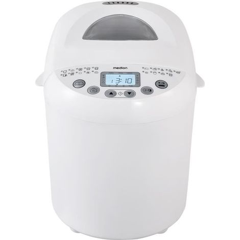 Bread Machine - MEDION - 50073723 - 550 W - 19 programs - Porthole - White (1/5)