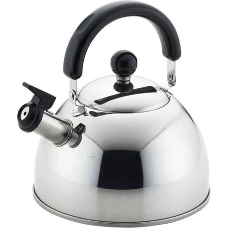 Bouilloire Sifflante - 2 L - Compatible Gaz Et Induction - Poignée Pliable - Ébullition Rapide (1/4)