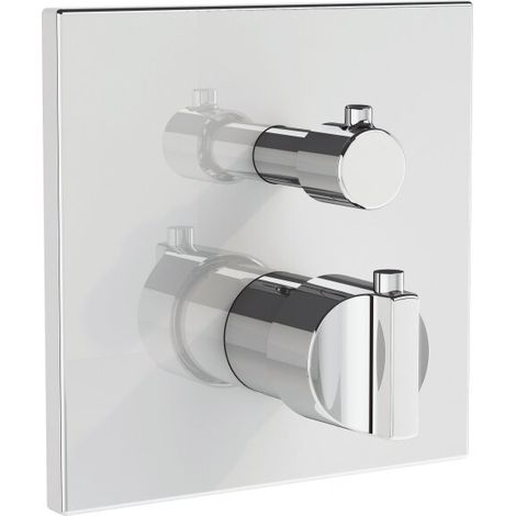 VITRA A42873 Robinet de douche thermostatique à deux poignées Suit