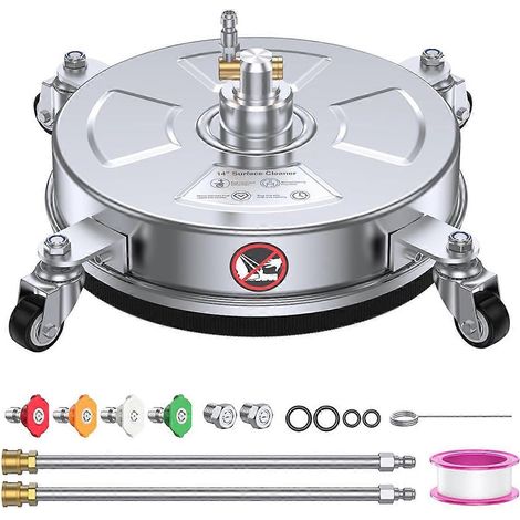 14-Zoll-Reiniger 4500 PSI mit Gehäuse aus industrietauglichem Edelstahl 304, 1/4-Zoll-Q-Anschluss (1/5)