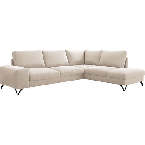 Sofá rinconero ComfiDream Lyrana II, Verita 03, Función de descanso, Almacenaje, 285x214x91cm, 0