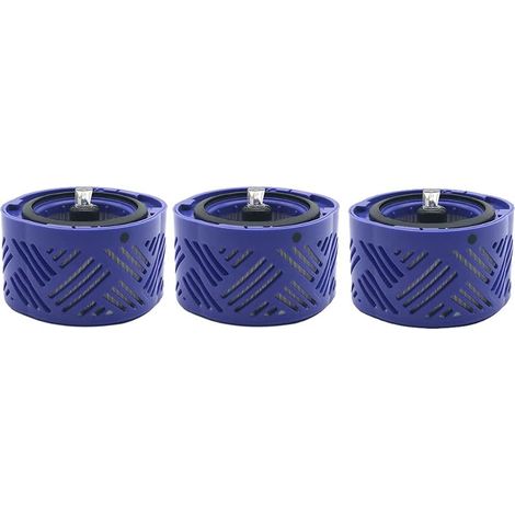 Filtre d'aspirateur, 3 pièces de rechange de post-filtre pour Dyson V6 DC59 accessoires d'aspirateur (1/5)