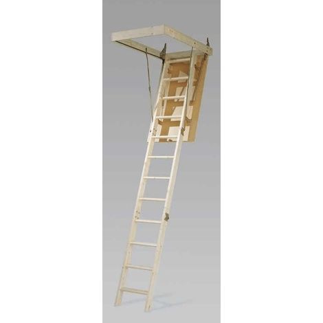Bodentreppe pur, U-Wert 1,60 3-teilig, Fi, 120 x 60 cm
