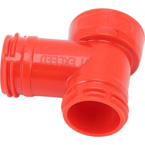 Adaptateur en T pour fût de bière, bouchon de carbonatation en plastique, adaptateur de raccord en T, bouchon de remplissage pour bouteilles PET de soda de brassage sans oxygène, adaptateur 3 voies (1/5)