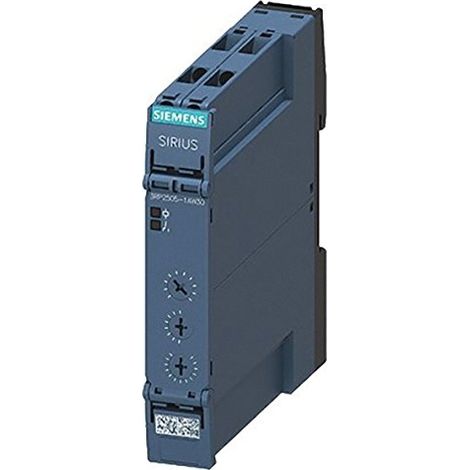 Siemens Relé de tiempo, 1C, 13 funciones, 7 rangos de tiempo (0,05s-100h) AC/DC 12-240V, 3RP25051AW30