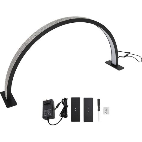 Lampe demi-lune 35W, gradation sans palier 3000K‑6000K, lampe à ongles noire à strass, protection oculaire, tension 100‑240V. (1/5)