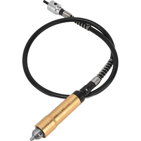 Mandrin Flexible pour Perceuse avec Extension, Tige Alliage Aluminium ABS 0.3‑6.5mm (1/5)