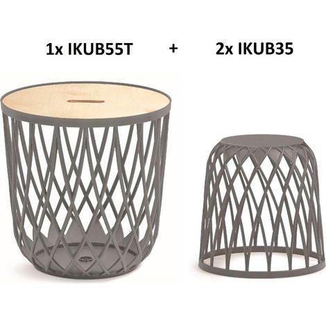 Conjunto de muebles multifunción 2+1 Uniqubo IKU BS 3 – interior y exterior (1/5)