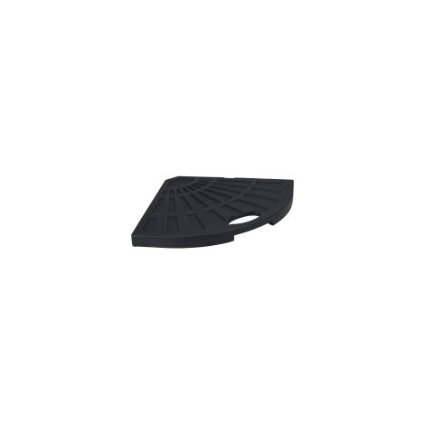 Well Home Base per ombrello in cemento da 14 kg resistente e stabile con manico e design triangolare 47,5x47,5x4 cm