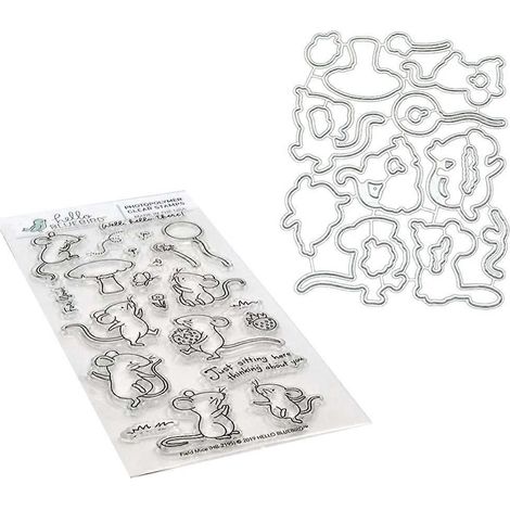 Stanzformen für Metall mit Mausmotiv, Prägewerkzeug, DIY-Papierkarten, Albumdekoration (1/5)