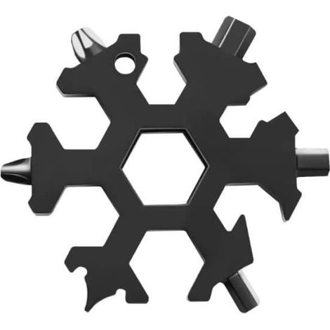 Outil Flocon de Neige - Multifonction 18 en 1 - Acier - Cadeau Parfait (1/4)