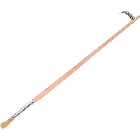 Edm Pinceau rond N°6 marron pack de 12 poils naturels