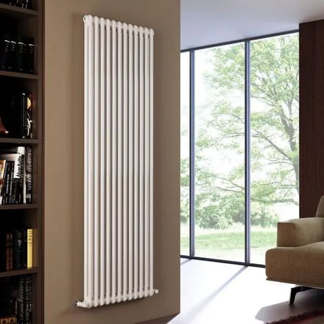 Radiatore da arredo bianco modello ardesia h.1800/int.1744 mm 3 colonne 4 elementi CORDIVARI