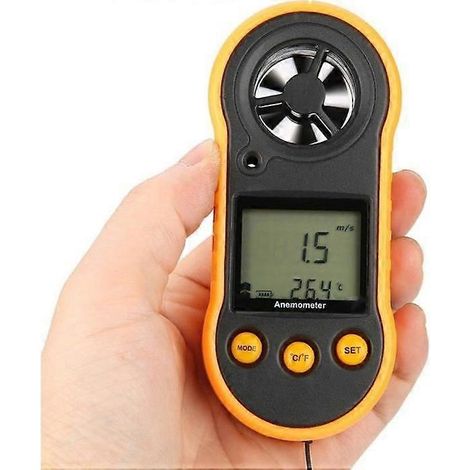 Anémomètre, anémomètre numérique LCD, anémomètre portable, adapté pour... (1/4)