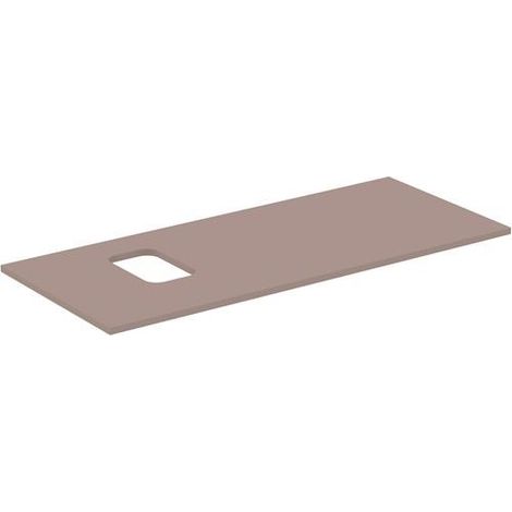Plaque IS WT-i.life B, ouverture à gauche, pour 1 coquille 1202x507x18mm, gris mat