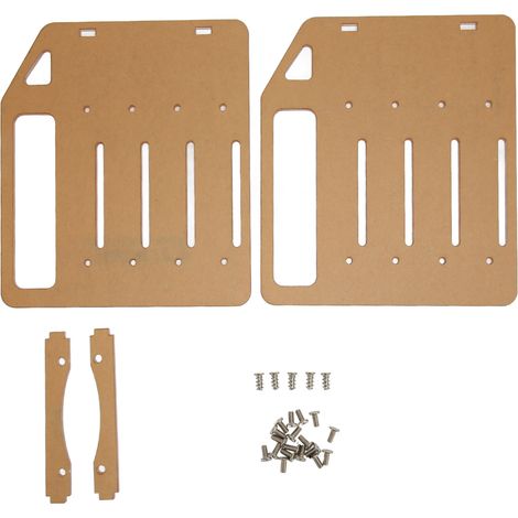 Support acrylique multi-couche pour disque dur DIY, trous de montage précis, rack à disques 4 niveaux pour ordinateur de bureau (1/5)